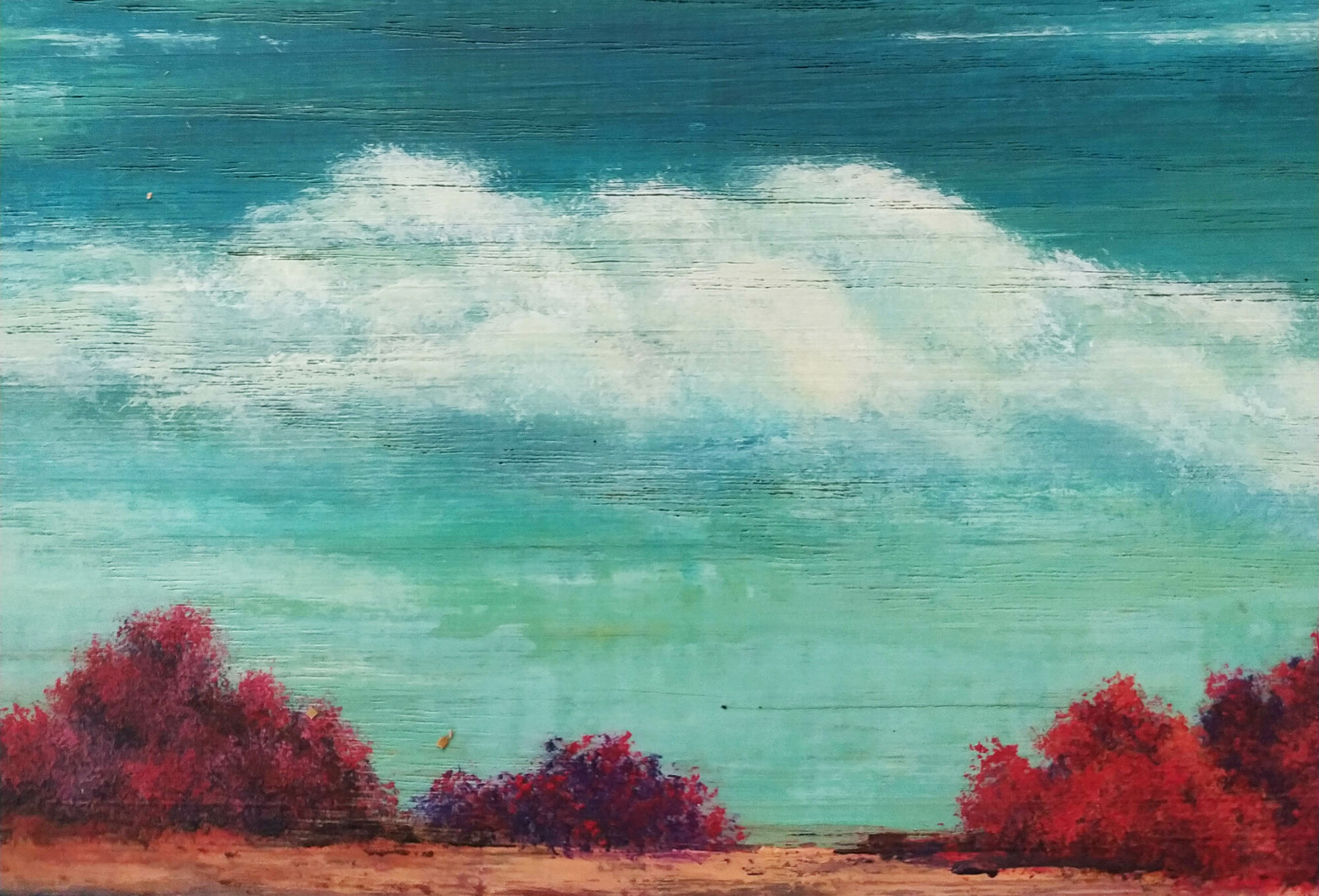 romantischer Himmel, Landschaftsmalerei